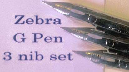 Manga Nibs - G-Pen Nib, Set of 3