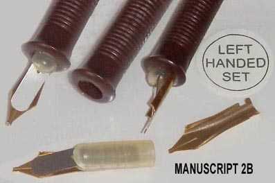 Left hand Italic calligraphy nib